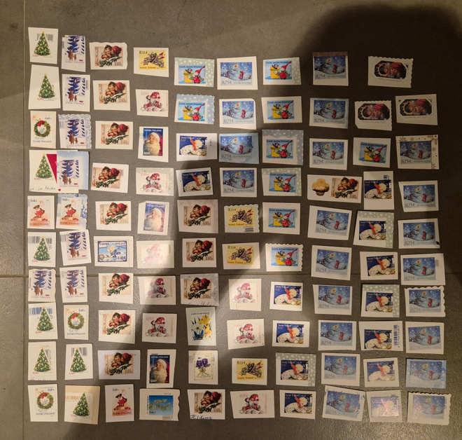 Ohileimatut joulumerkit (II)