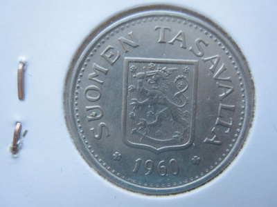 100 markkaa 1960 hopeaa