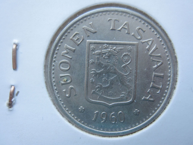 100 markkaa 1960 hopeaa