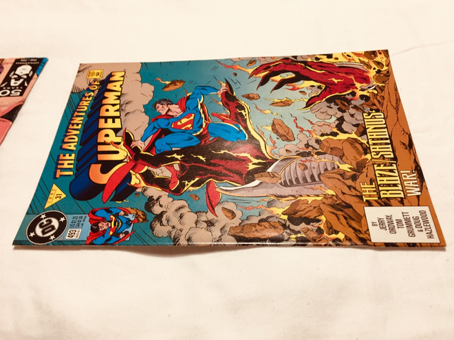 DC THE ADVENTURES OF SUPERMAN 493/1992 HYVÄ