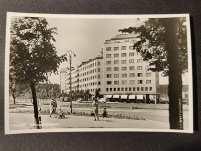 VANHA Postikortti Lahti 1950-l Alkup.Mallikappale