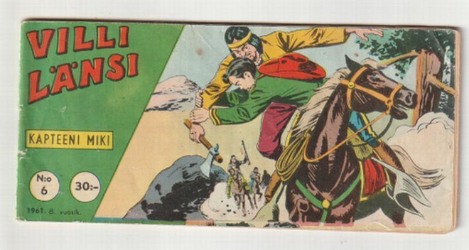 Villi Länsi 6/1961 Kapteeni Miki