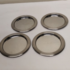 IITTALA, SARPANEVA, STEEL -LASINALUSET, 4 KPL - pikkukuva 1