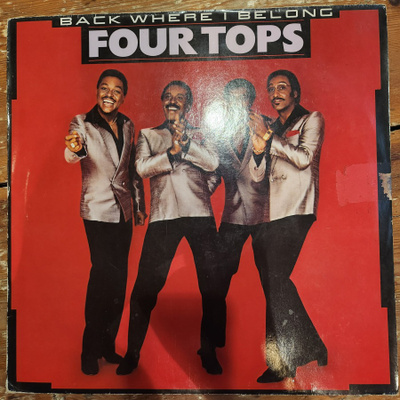 Four Tops - Back Where I Belong Lp (VG++/VG+)