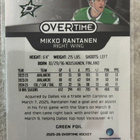 Mikko Rantanen 25-26 Overtime #30 Green Foil 022/199 - pikkukuva 2