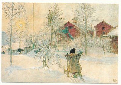 CARL LARSSON - Tyttönen potkukelkalla