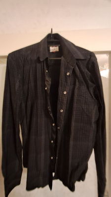 Jack & Jones miesten kauluspaita L musta