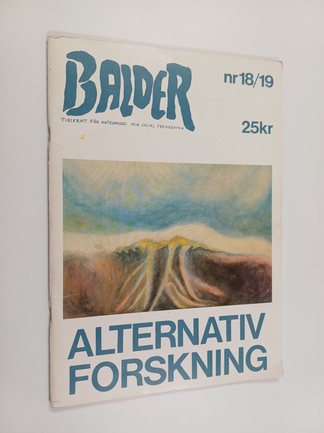 Balder no. 18/19 : Alternativ forskning