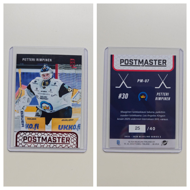 Petteri Rimpinen Red Postmaster Blueline