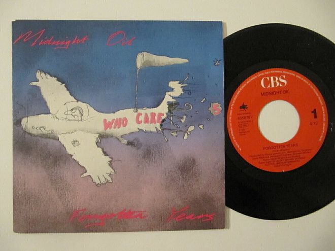 Midnight Oil  Forgotten Years 7" sinkku