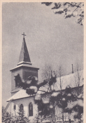 Sodankylä. Kirkko, A. V. Heikkinen . b642