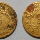 Saksa. 5 rentenpfennig 1924D, 5 reichspfennig 1926A. - pikkukuva 2