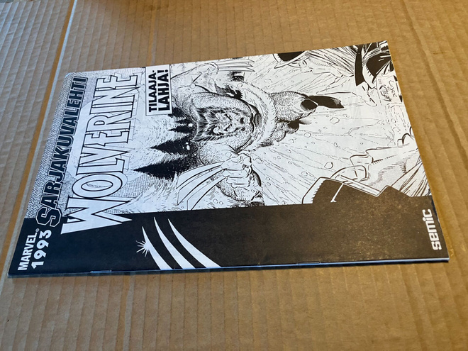 MARVEL TILAAJALAHJA WOLVERINE 1993 HIENO