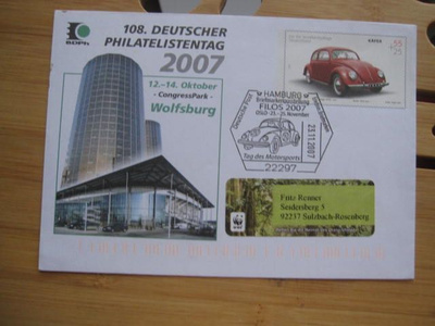 Saksa, Volkswagen auto ehiöllä ja Volkkari erikoisleima 2007