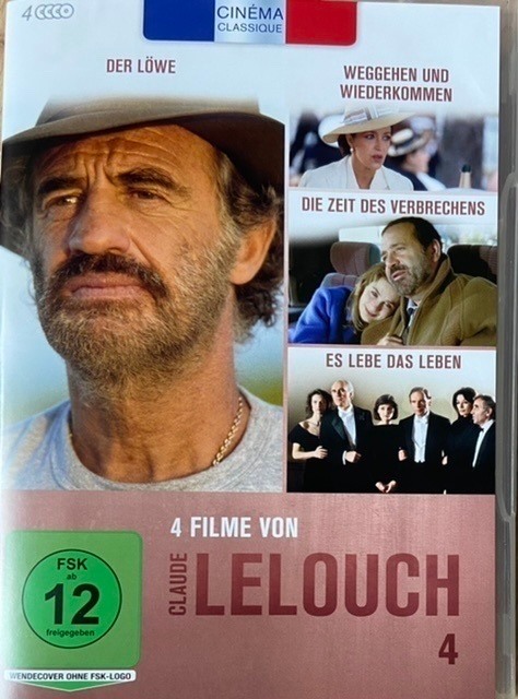 Claude Lelouch - 4 DVD kokoelma / neljä elokuvaa