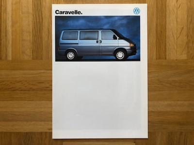 Esite Volkswagen Caravelle T4 vuodelta 1992. VW VAG