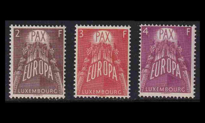 Luxemburg 572-4 ** Europa (1957)