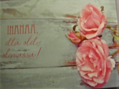 NO 100  -  IHANAA, että olet olemassa!!