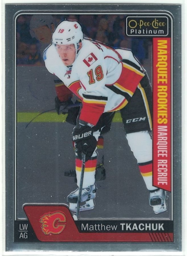 16-17 O-Pee-Chee Platinum #152 Matthew Tkachuk RC