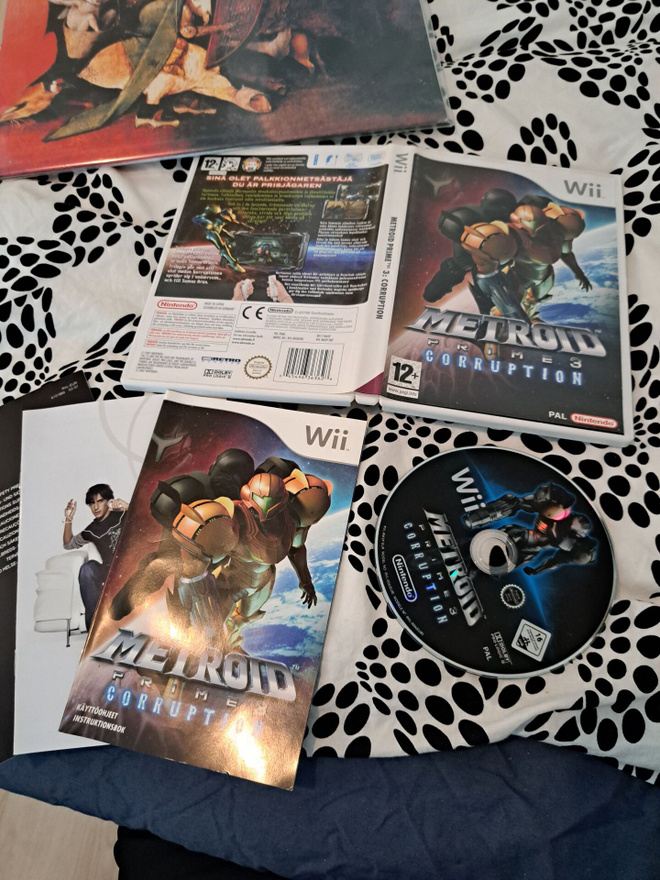 Metroid prime 3 corruption wii peli