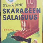 S. S. van Dine: Skarabeen salaisuus, Otava 1938. 356 s. - pikkukuva 1