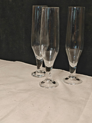 3 kpl Iittala Valto Kokko Avec kuohuviinilasi