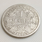 Saksa 1 Mark 1876A, Wilhelm I, hopeakolikko - pikkukuva 3