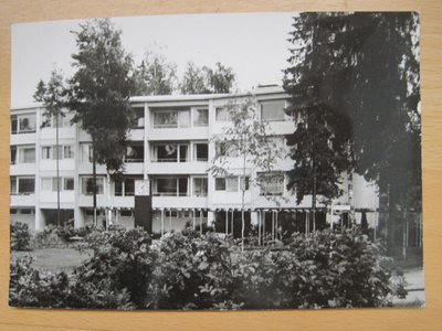 VANHA Postikortti Espoo Tapiola 1950-l Alkup. Mallikappale