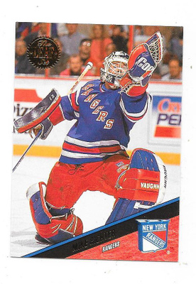 1993-94 LEAF #185 Mike Richter , New York Rangers MV