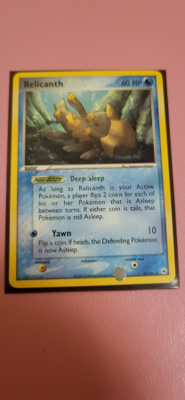 Relicanth #24 Pokemon EX Hidden Legends Rare card