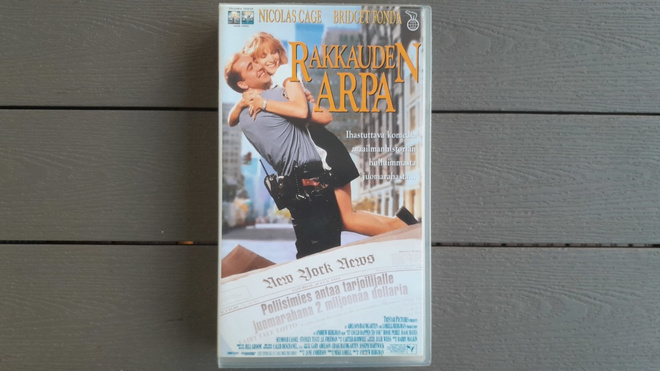 VHS: Rakkauden Arpa (Nicolas Cage, Bridget Fonda 1994)
