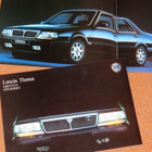 1992 Lancia Thema esite - KUIN UUSI - suomalainen - pikkukuva 1
