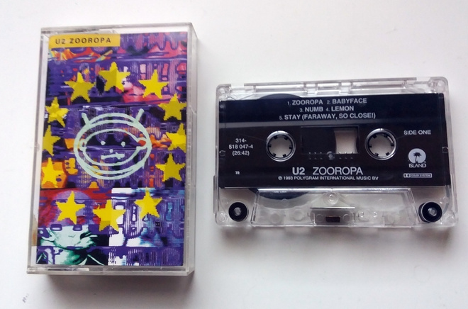 U2 Zooropa C-KASETTI 1993