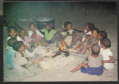 Lounais-Afrikka - Bushmannilapsia (Suomen Lähetysseura)