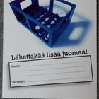 Lähettäkää lisää juomaa! vanha mainoskortti, Amerpap - pikkukuva 2