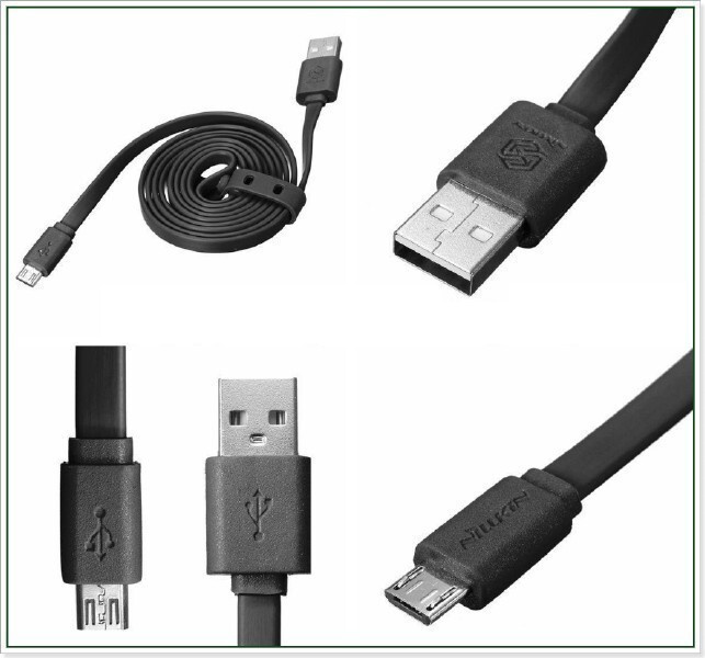 Nillkinin valmistama musta Micro USB -kaapeli, LAADUKAS!