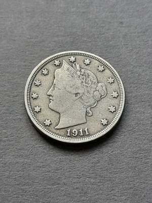 USA 5 cents 1911