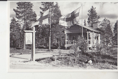 Lappi aiheinen kortti käyttämättömänä.