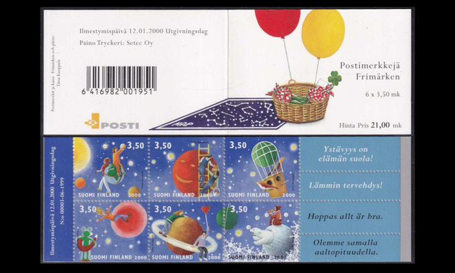 1507-12V49 ** Ystävyydellä avaruus vihko (2000)
