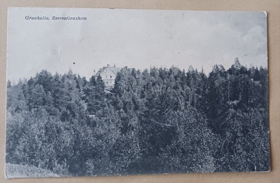 Kauniainen, lomakoti (Recreationshem), vanha mv pk, p. 1911