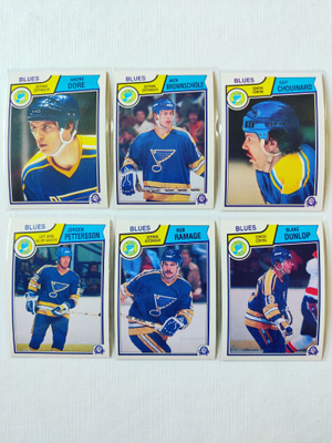 83-84 Opc - St.Louis Blues 6kpl