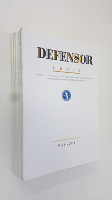 Defensor legis vuosikerta 2014 (n:o 1-6) : Suomen asianaj...
