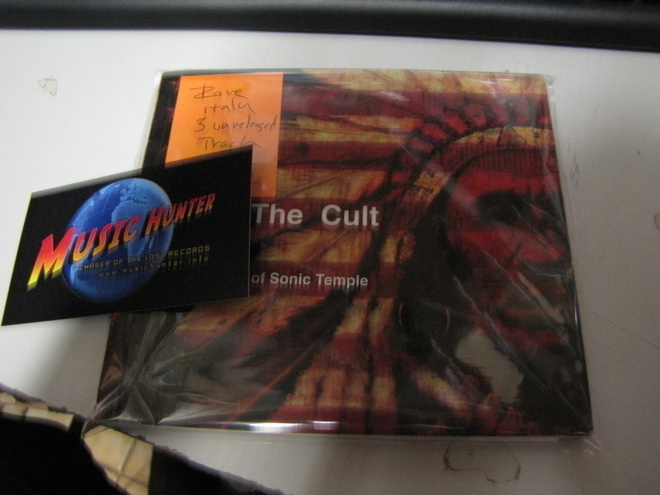 CULT- OF SONIC TEMPLE CD SINGLE+ VIHKONEN ITALIA PAINOS UUSI