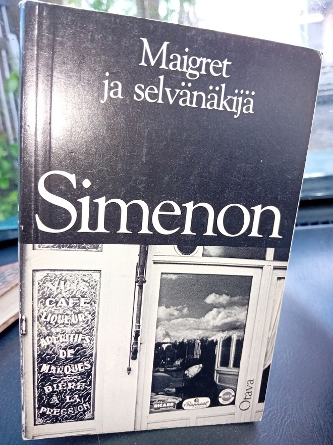 Simenon :  Maigret ja selvänäkijä ( SIS POSTIKULU)