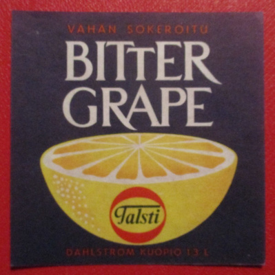 BITTER GRAPE J.F DAHSTRÖM KUOPIO  (K15-S62)