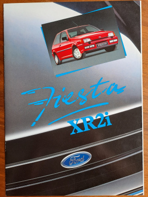 Ford Fiesta XR2i -esite, 1989