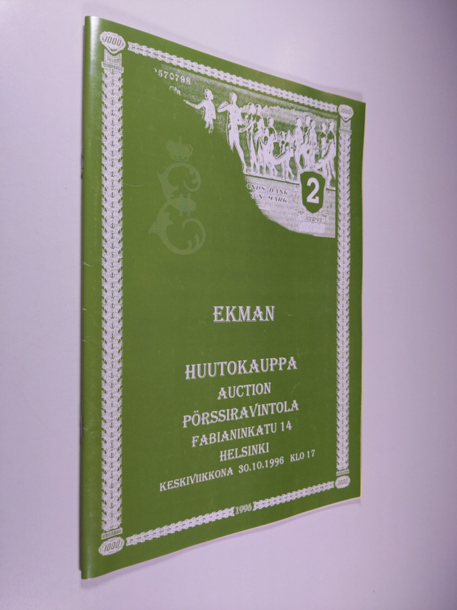 Ekman - huutokauppa Pörssiravintola Fabianinkatu 14 keski...