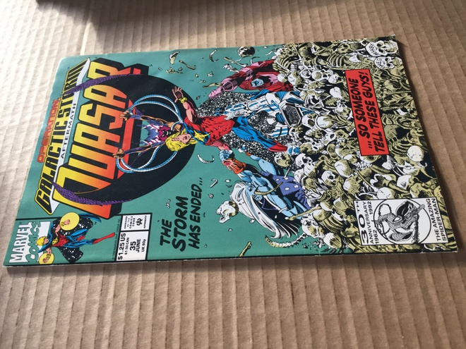 MARVEL QUASAR 35/1992 HYVÄ