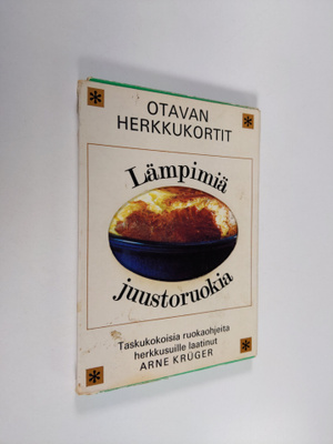 Arne Kruger : Lämpimiä juustoruokia : Taskukokoisia ruoka...