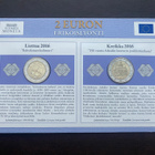 Kreikka + Liettua 2016 2€ Monetan erikoissarja UNC - pikkukuva 2